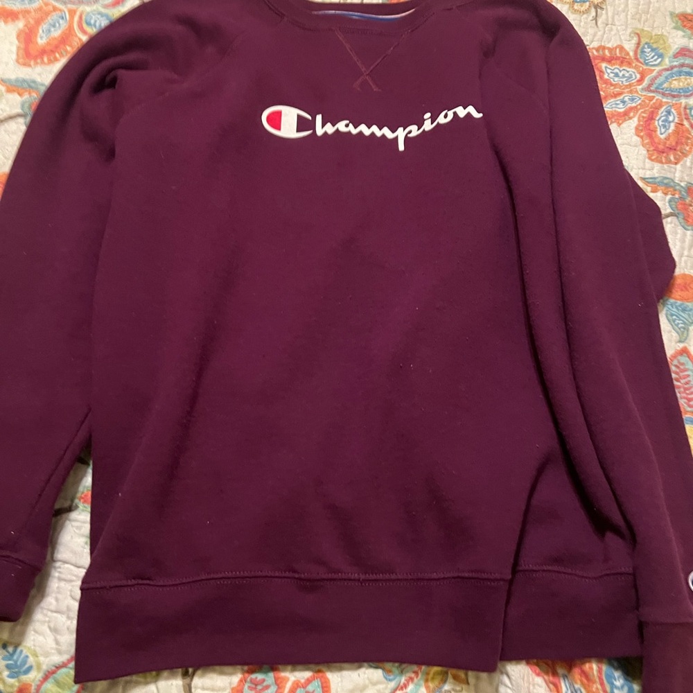 Champion Deep Burgundy Crewneck